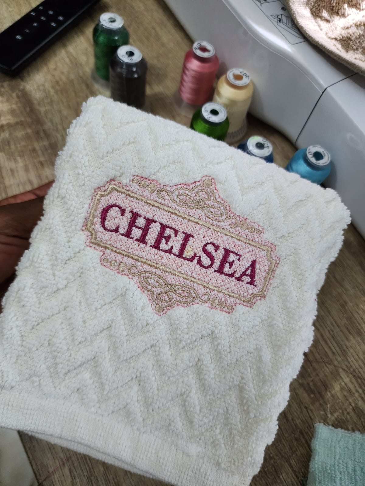 Customized Embroidered Hand Towels (16" x 27")