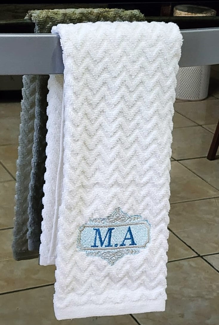 Customized Embroidered Hand Towels (16" x 27")