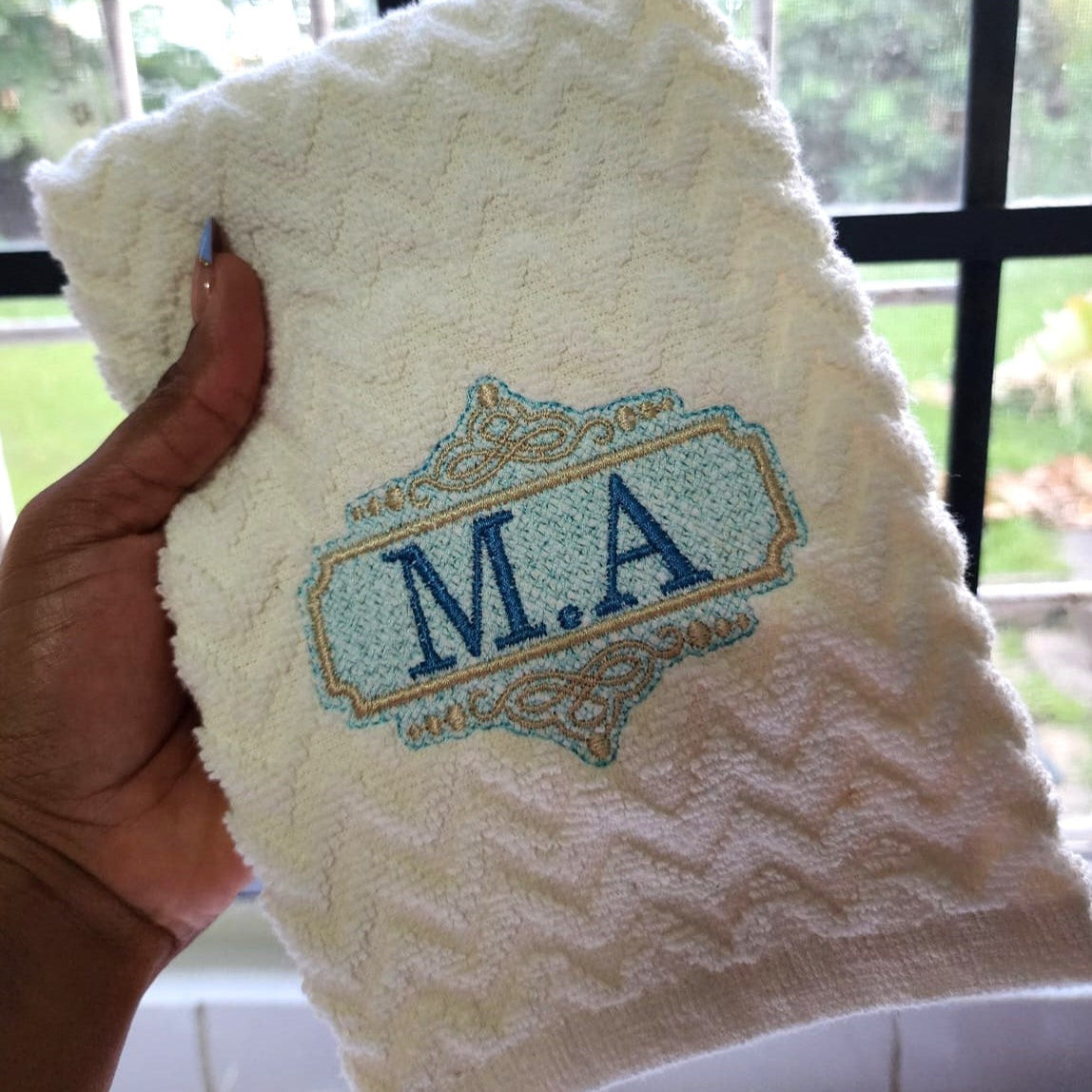 Customized Embroidered Hand Towels (16" x 27")
