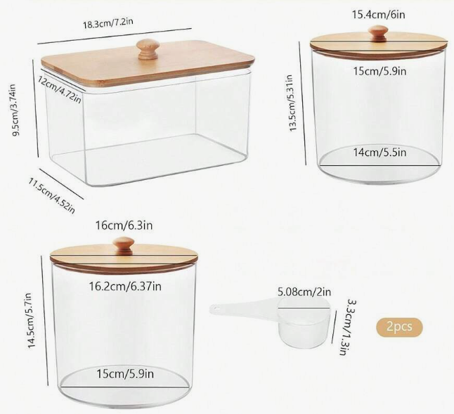 Laundry Powder Container & Dryer Sheet Holder