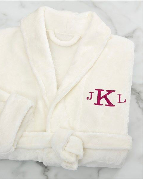 Plush Personalized Bath Robe