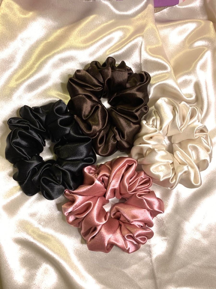 Satin Scrunchies – Soft, Luxe & Everyday Cute
