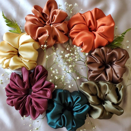 Satin Scrunchies – Soft, Luxe & Everyday Cute