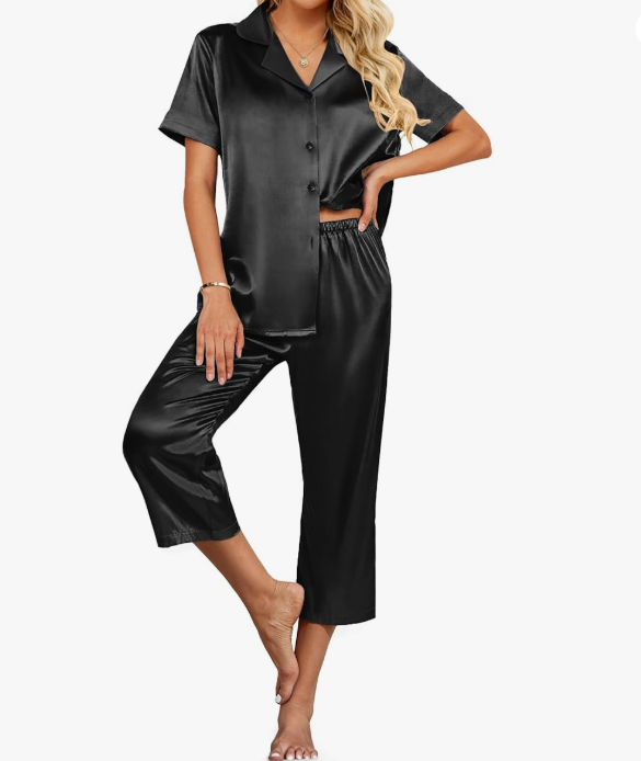 Womens Satin Pajamas Womens Satin Pajamas